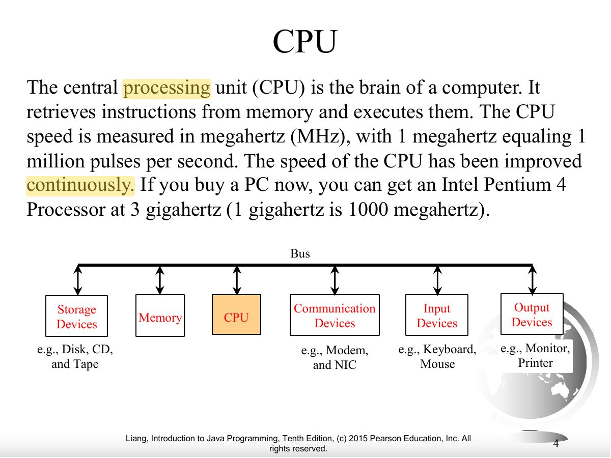 Slide 4: CPU
