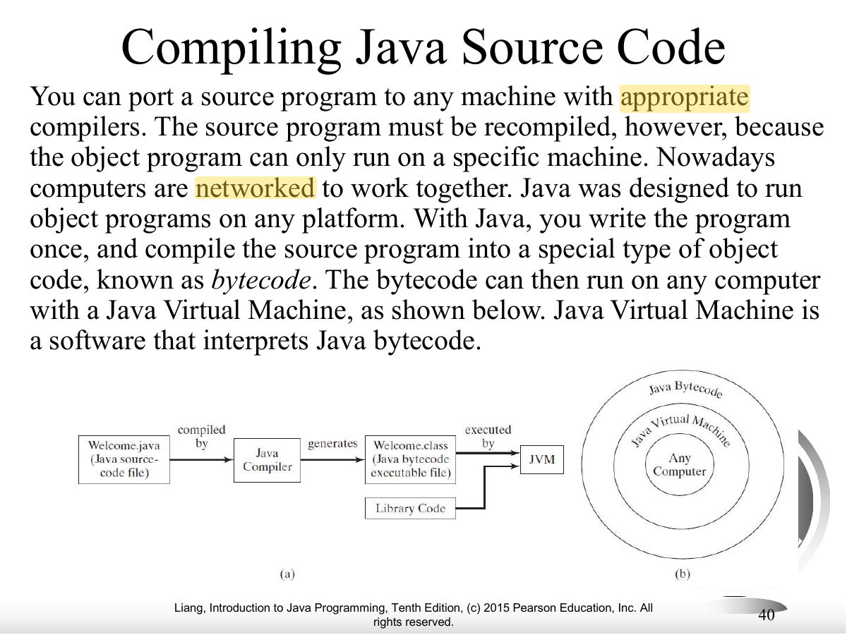 Slide 40: Compiling Java Source Code