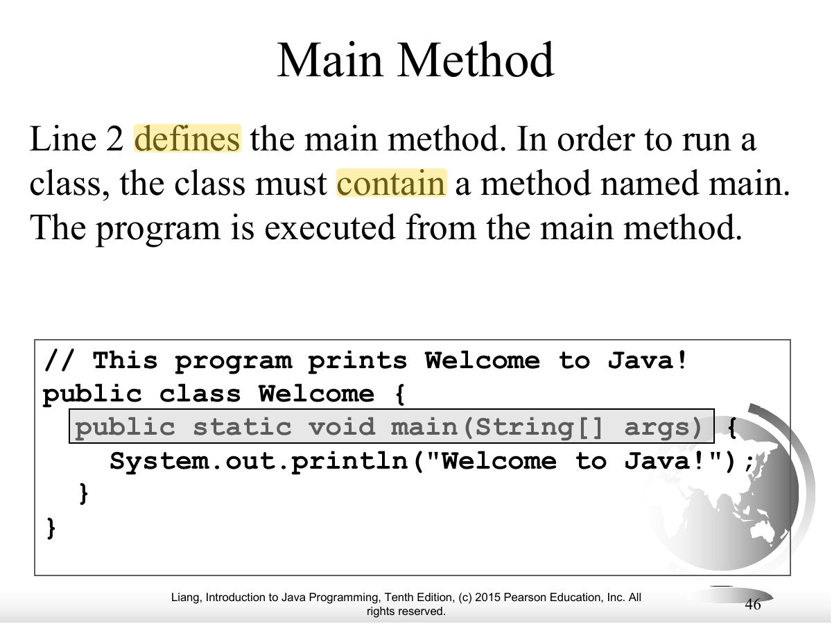 Slide 46: Main Method