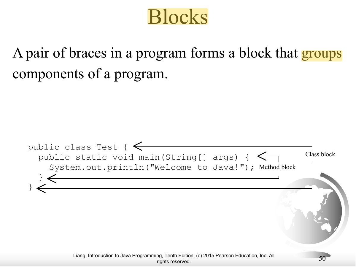 Slide 50: Blocks