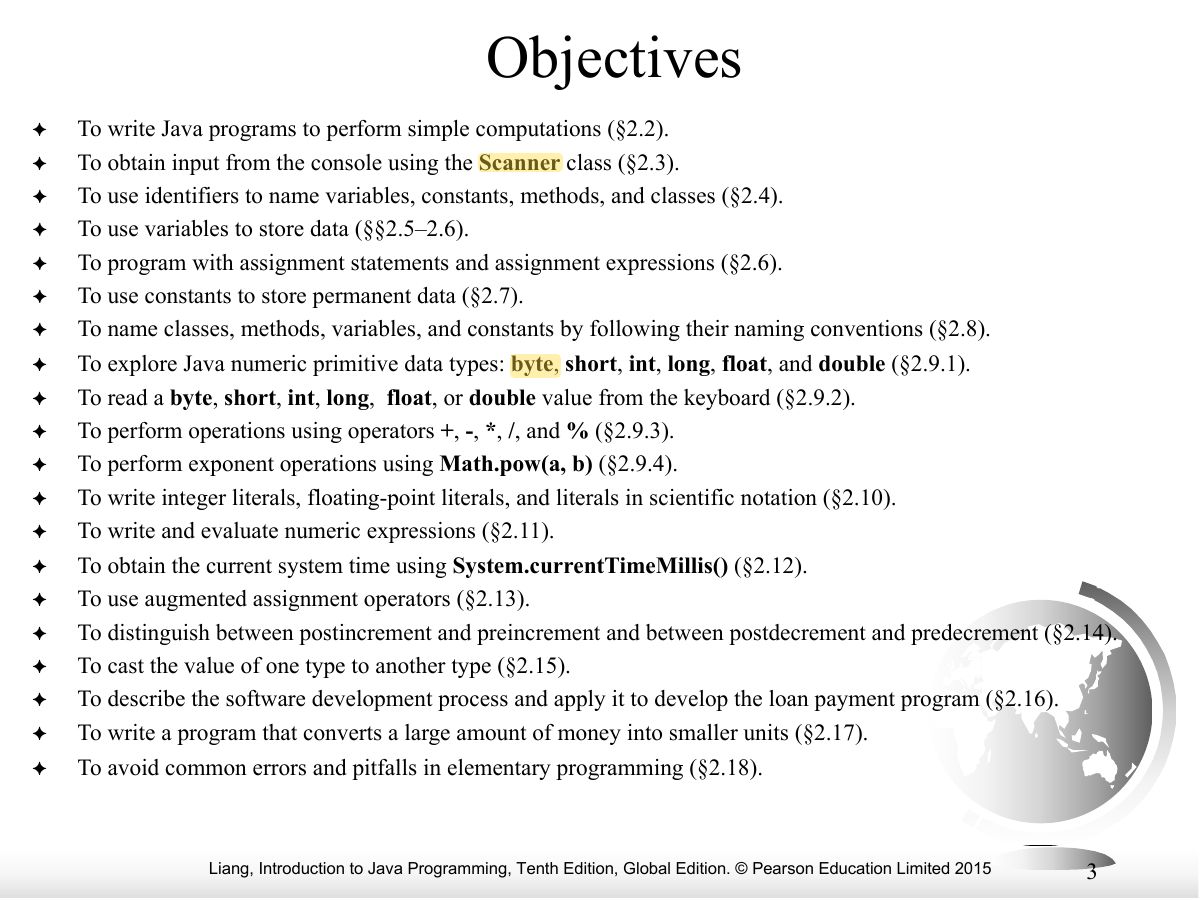 Slide 3: Objectives