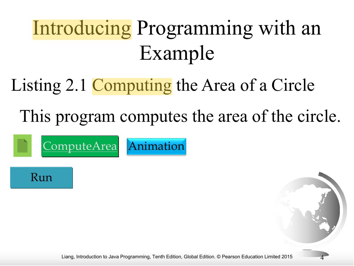 Slide 4: Introducing Programming with an Example