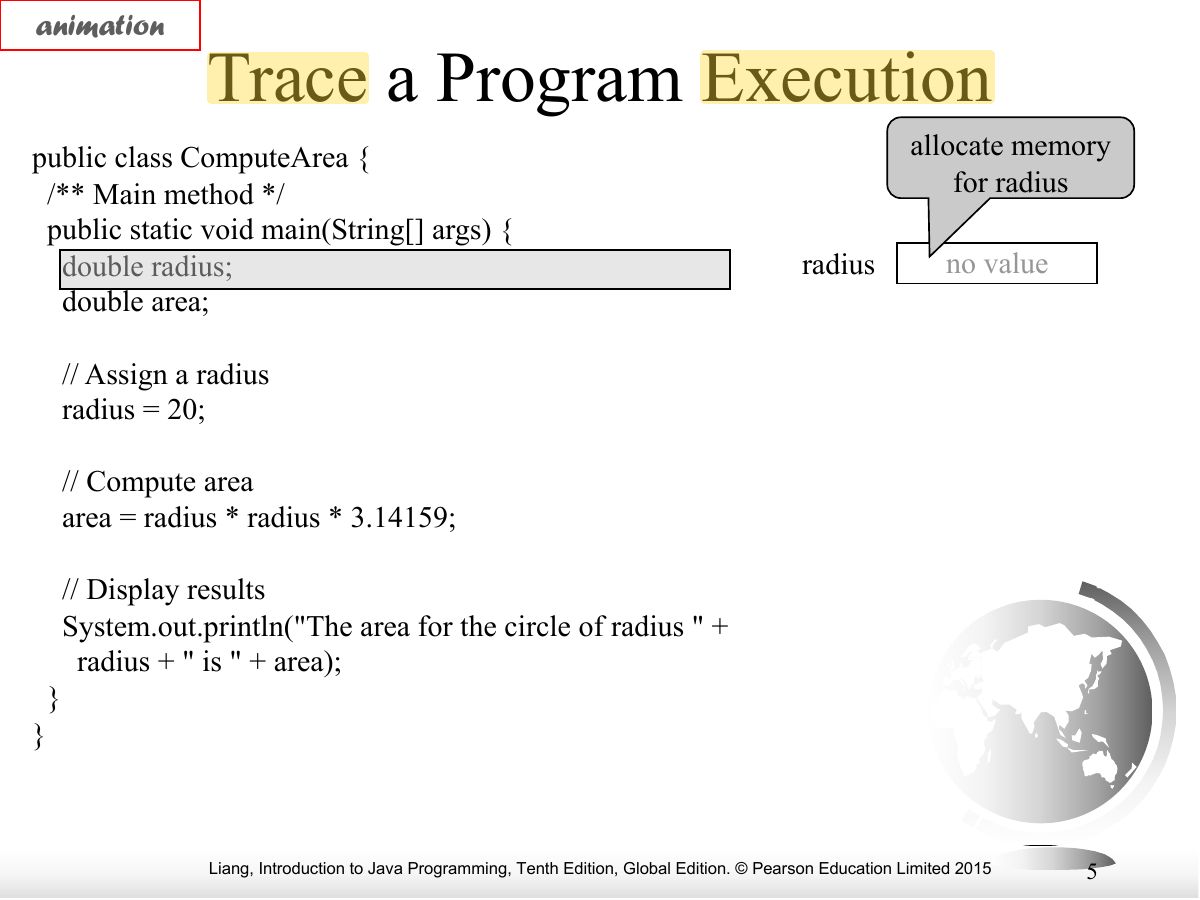 Slide 5: animation