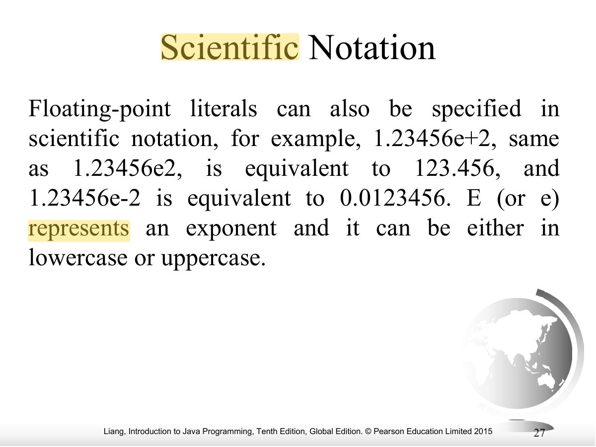 Slide 27: Scientific Notation