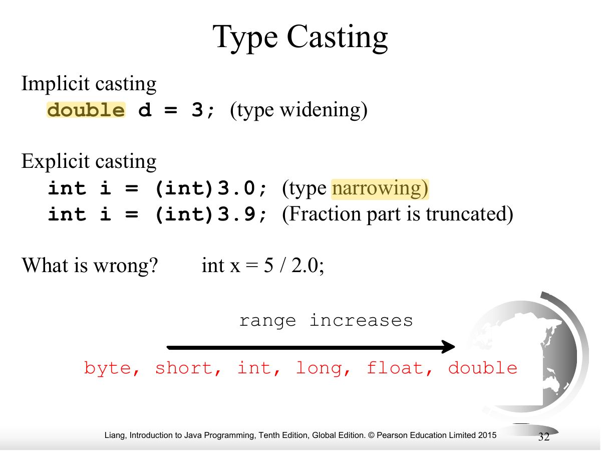 Slide 32: Type Casting