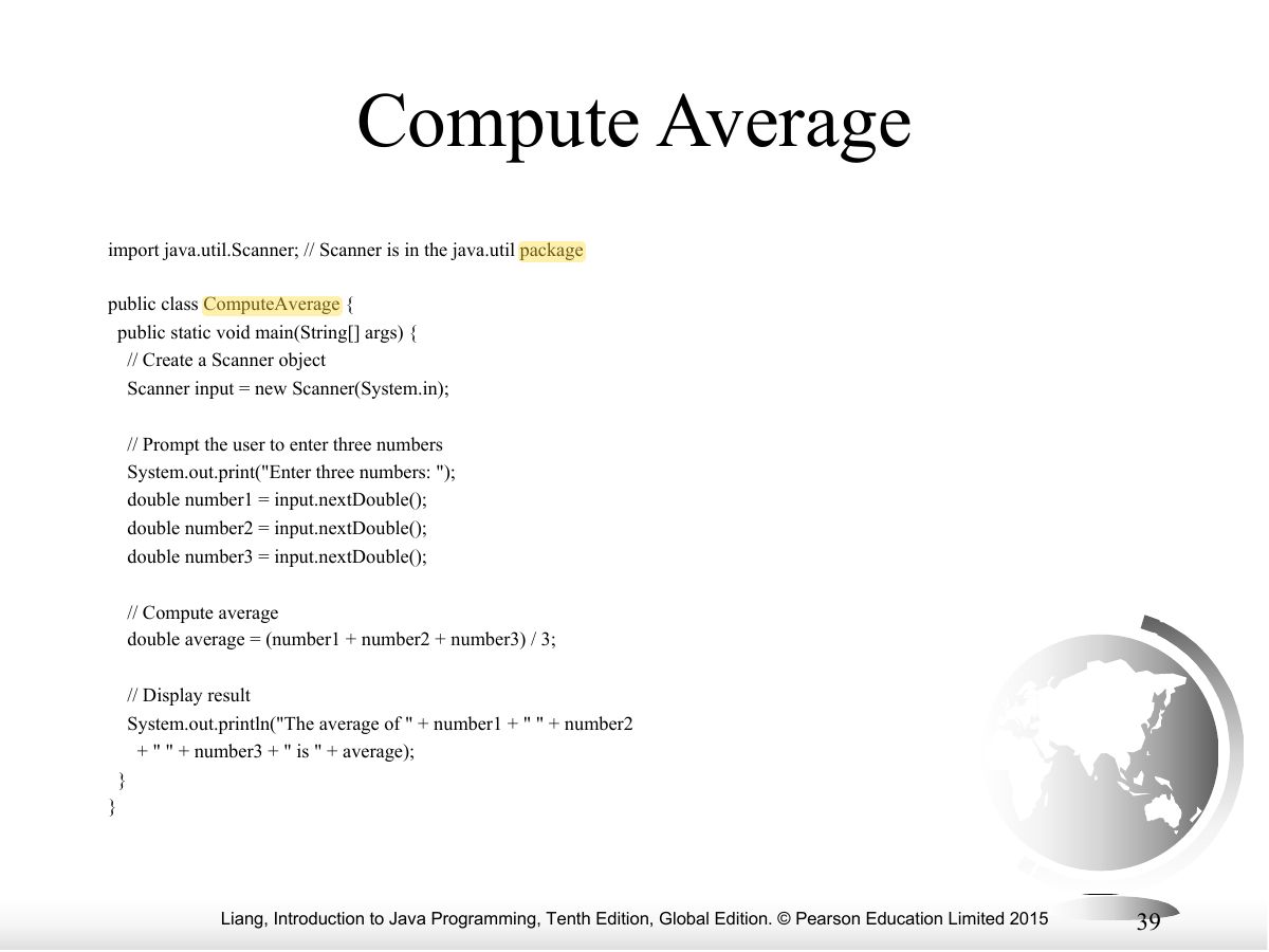 Slide 39: Compute Average