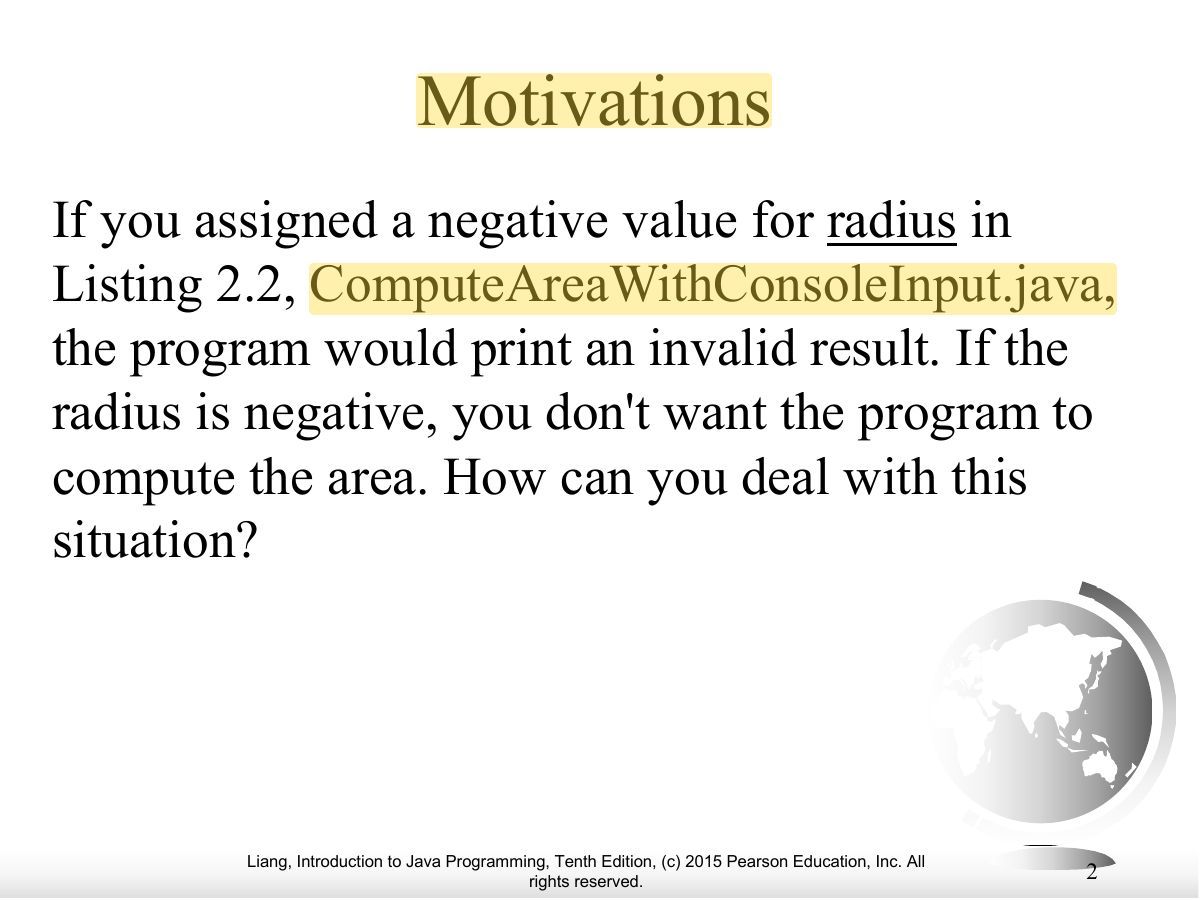 Slide 2: Motivations