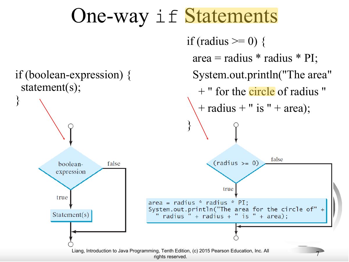 Slide 7: if