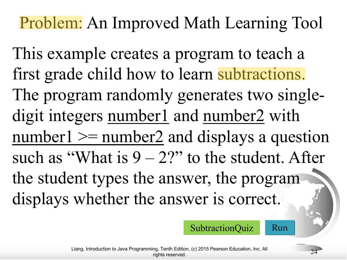 Slide 24: Problem: An Improved Math Learning Tool