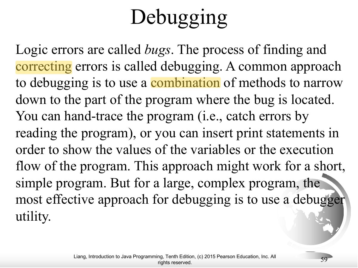 Slide 59: Debugging