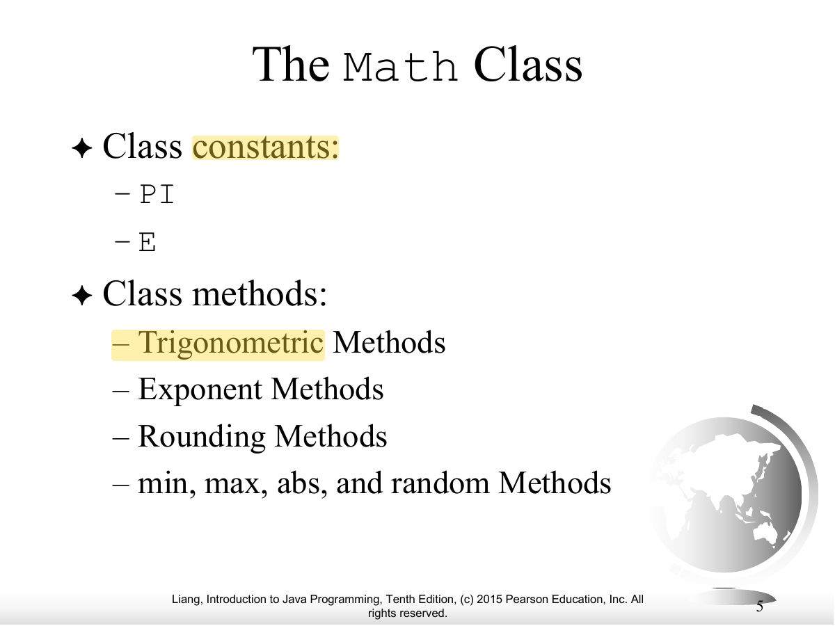 Slide 5: Math