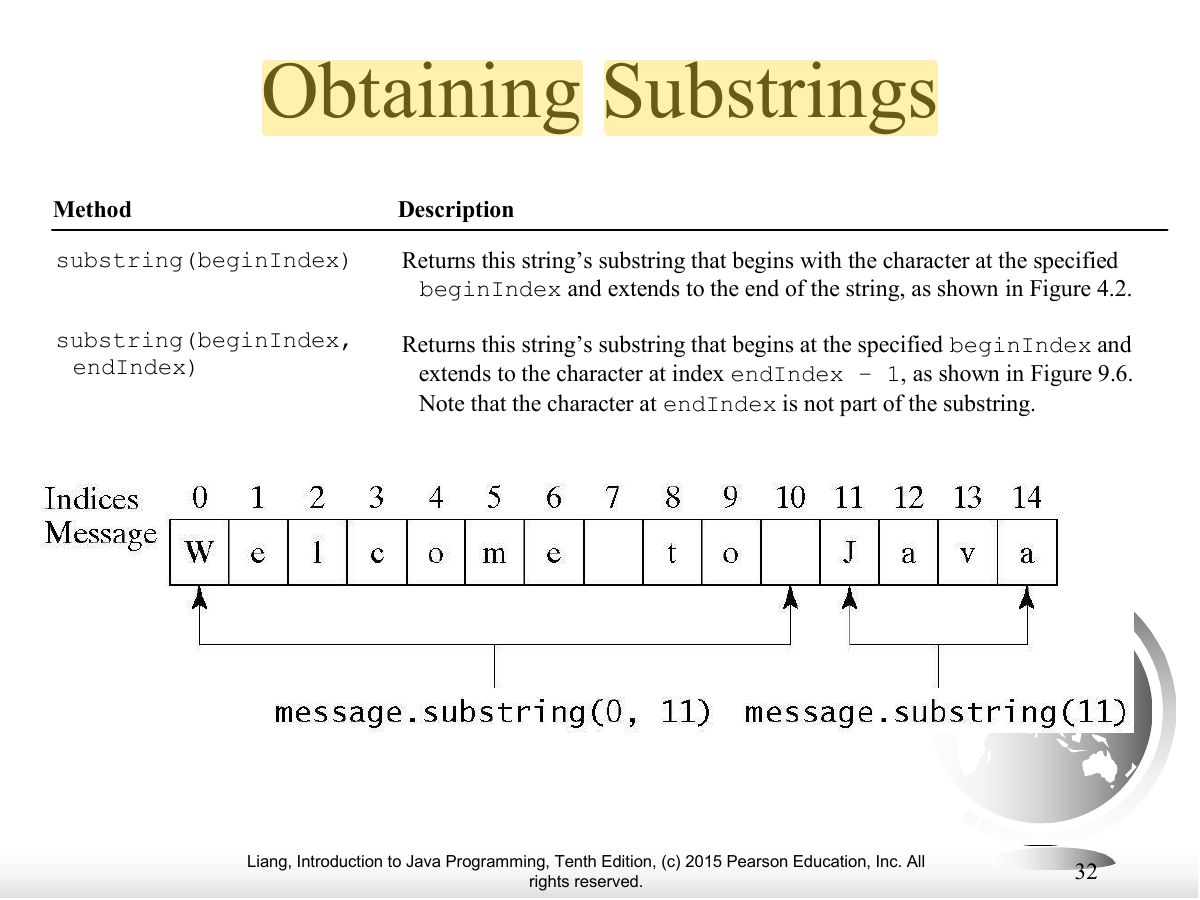 Slide 32: Obtaining Substrings