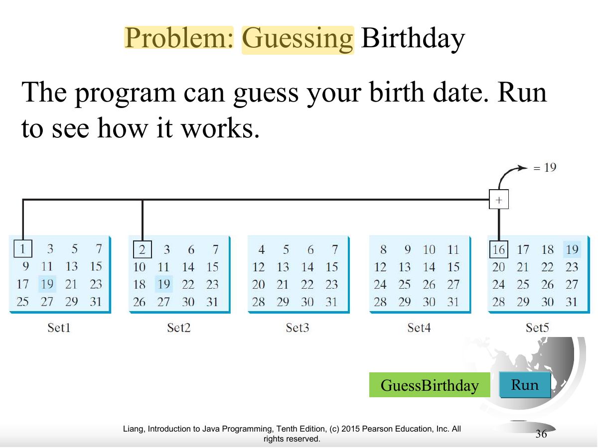 Slide 36: Problem: Guessing Birthday