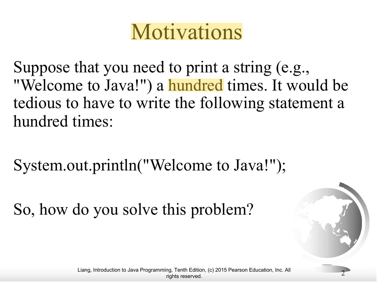 Slide 2: Motivations