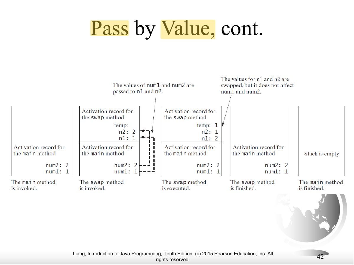 Slide 41: Pass by Value, cont.
