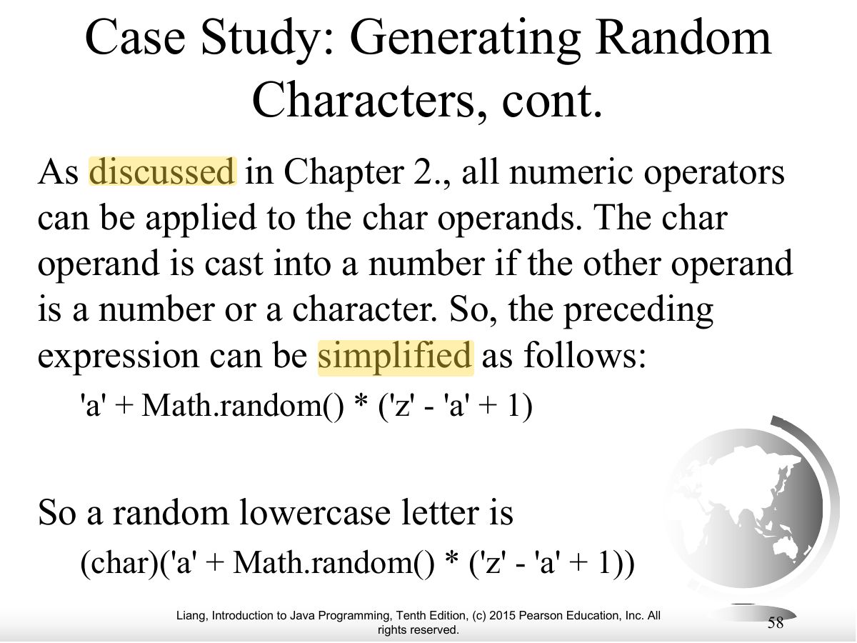 Slide 56: Case Study: Generating Random Characters, cont.