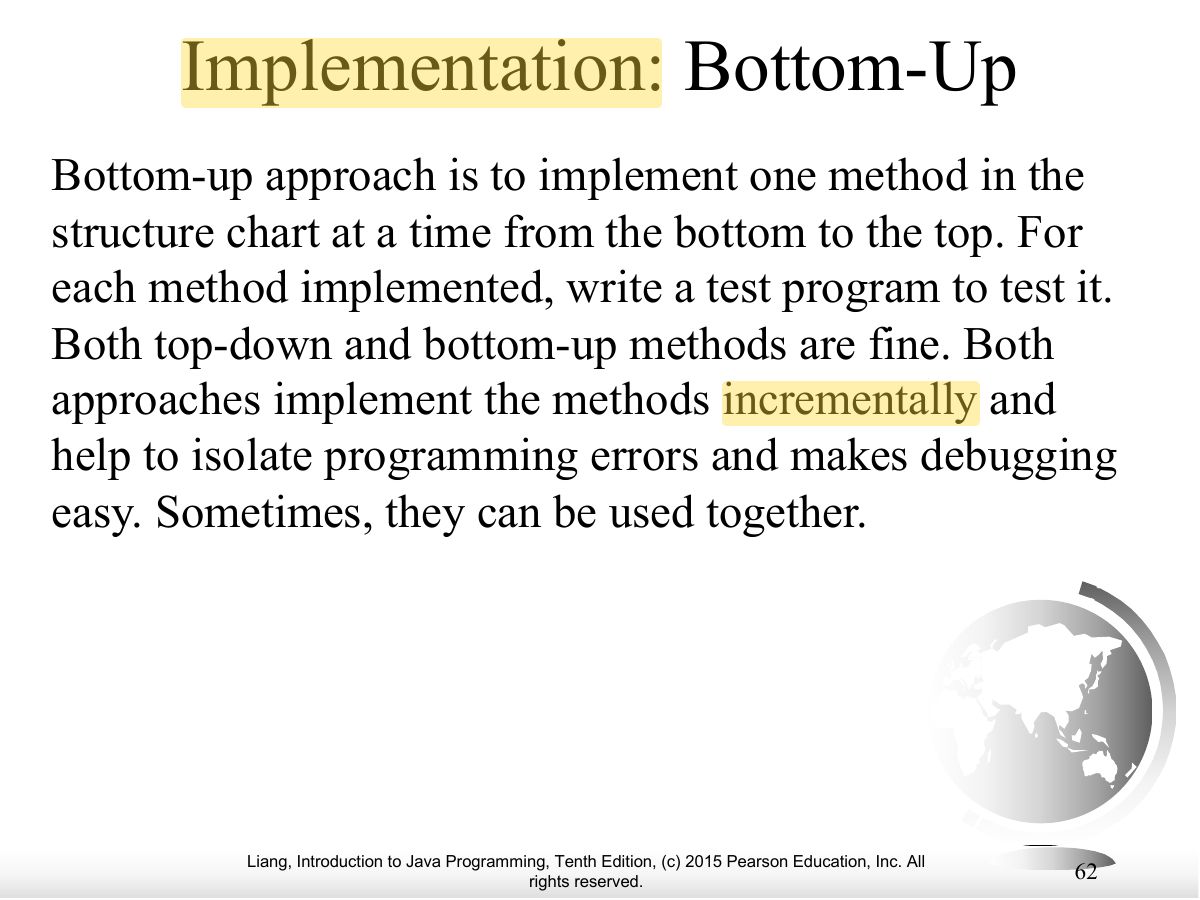 Slide 60: Implementation: Bottom-Up