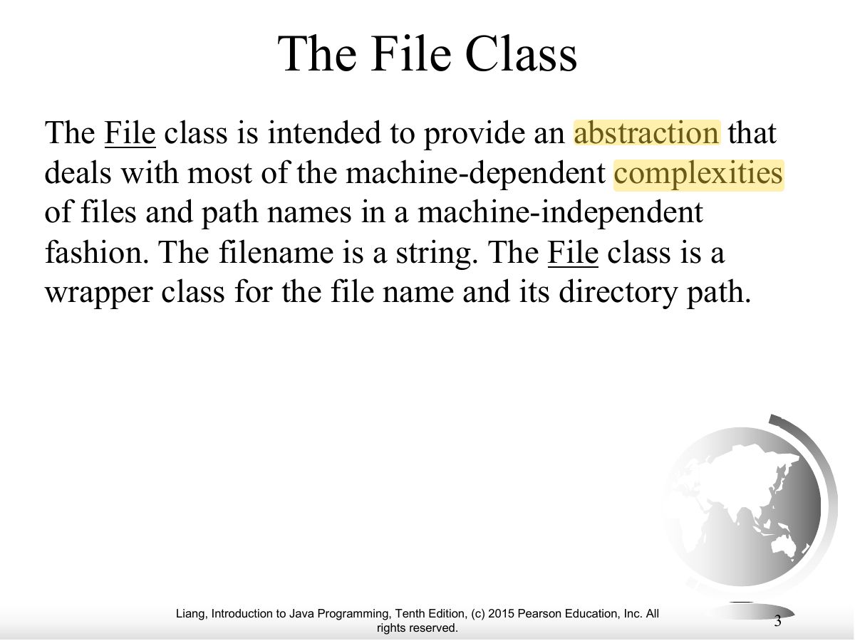 Slide 3: The File Class