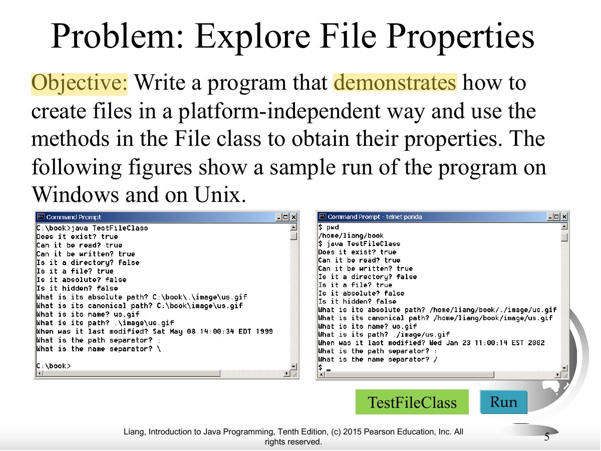 Slide 5: Problem: Explore File Properties