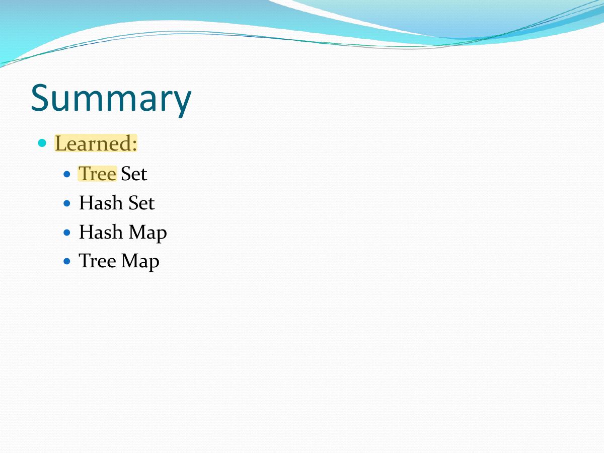 Slide 22: Summary