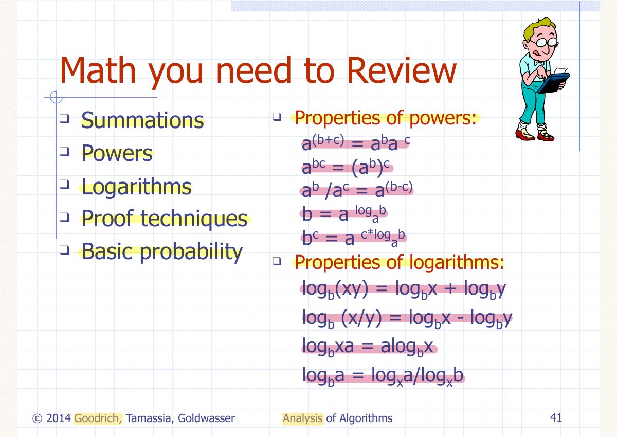 Slide 47: Math you need to Review