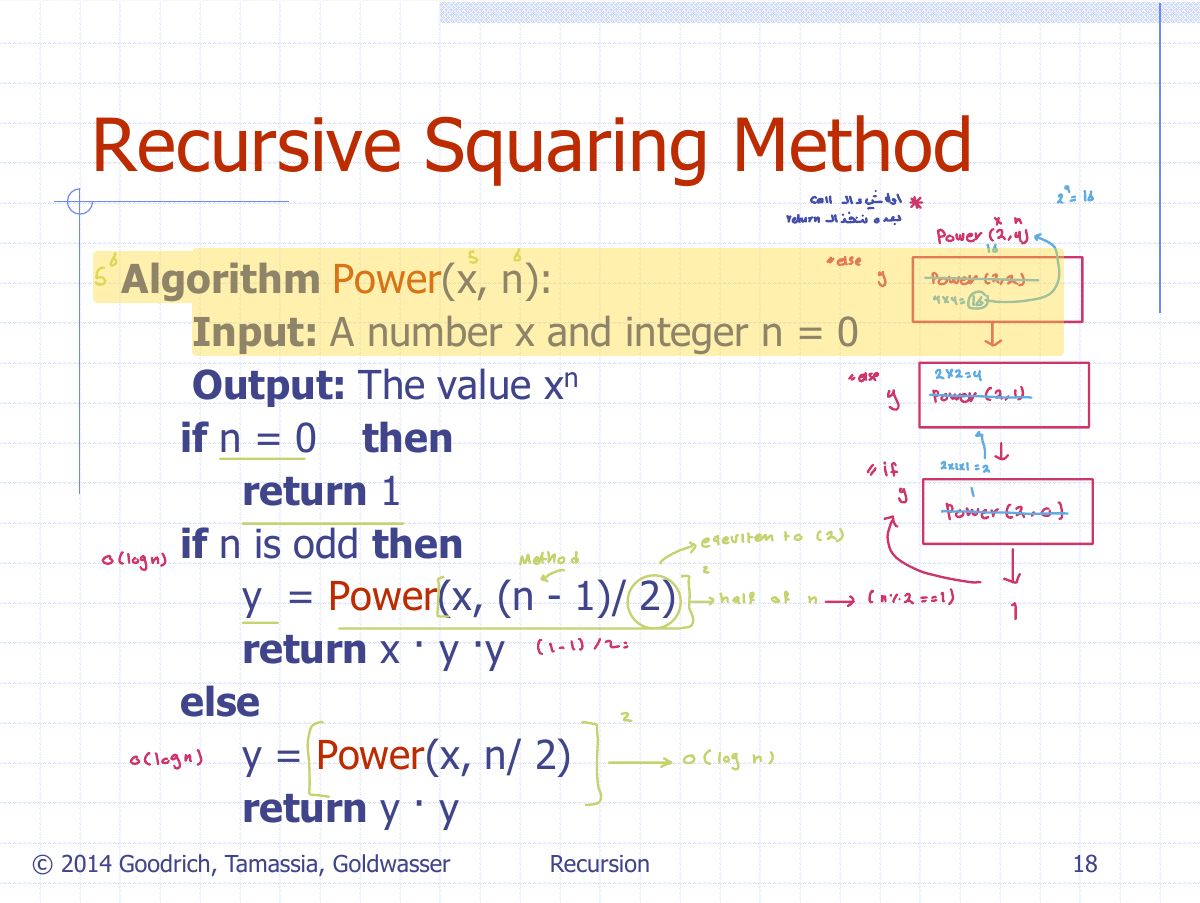 Slide 20: Recursive Squaring Method