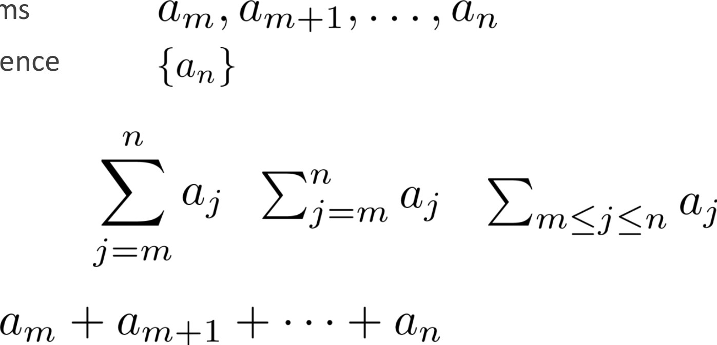 Summations