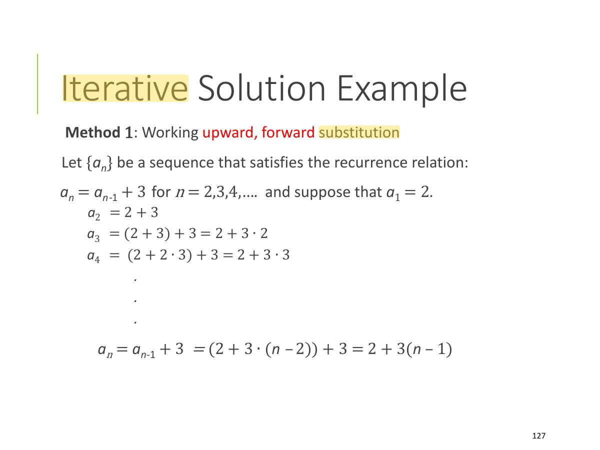 Slide 124: Iterative Solution Example