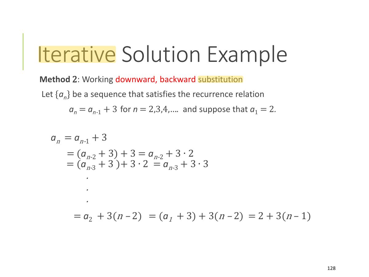 Slide 125: Iterative Solution Example