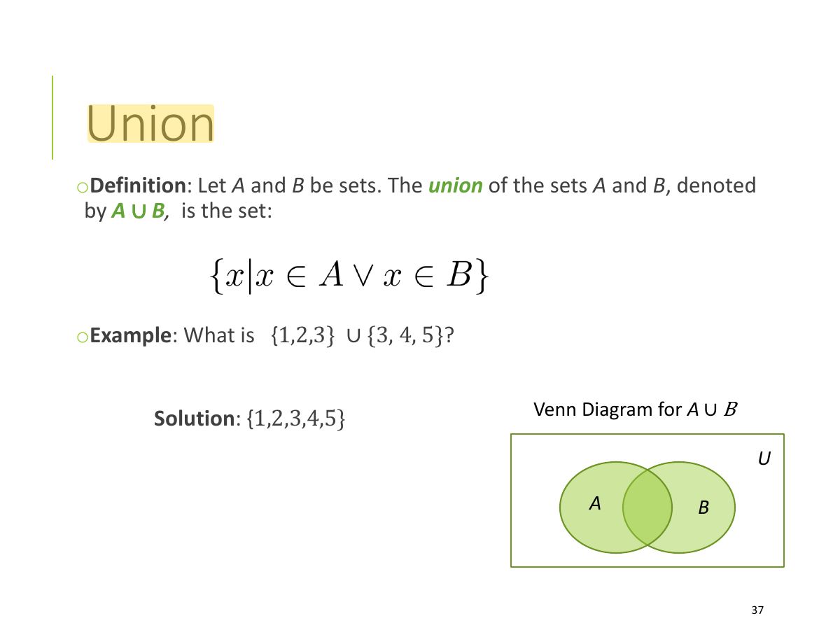 Slide 37: Union