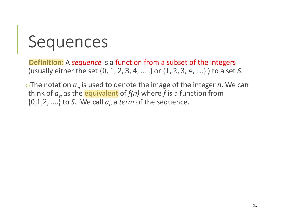 Slide 94: Sequences
