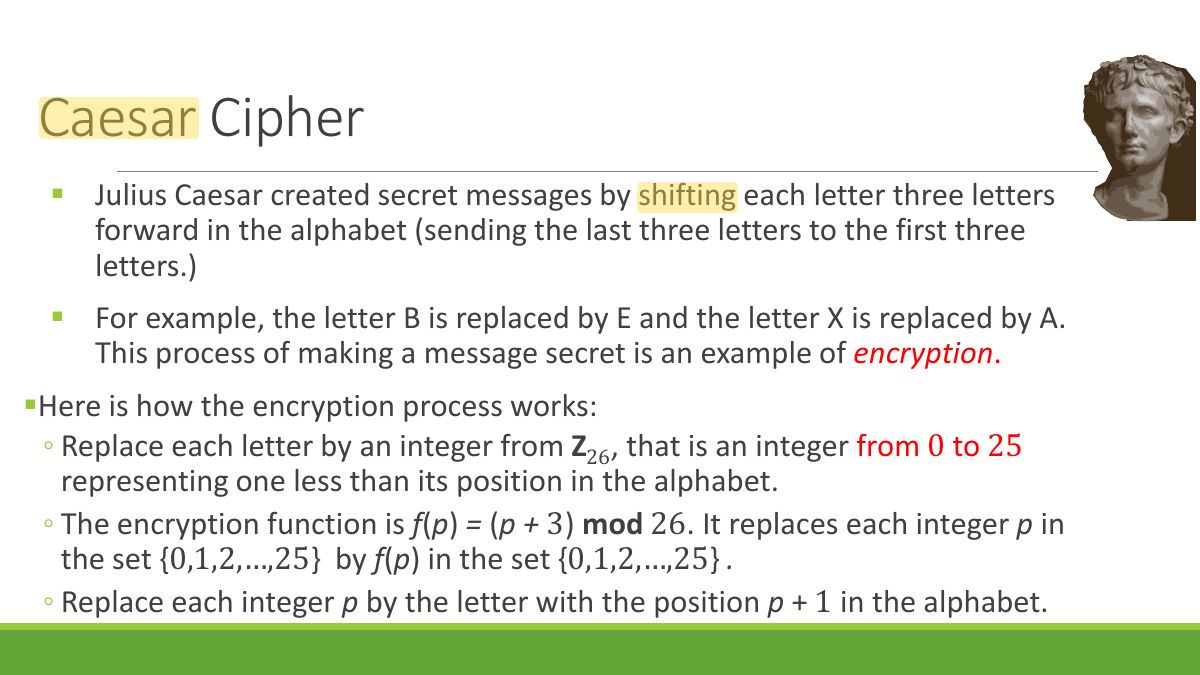 Slide 42: Caesar Cipher
