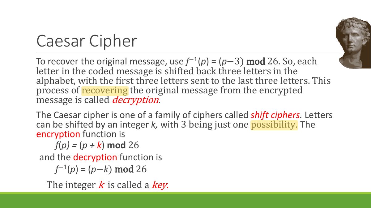 Slide 45: Caesar Cipher