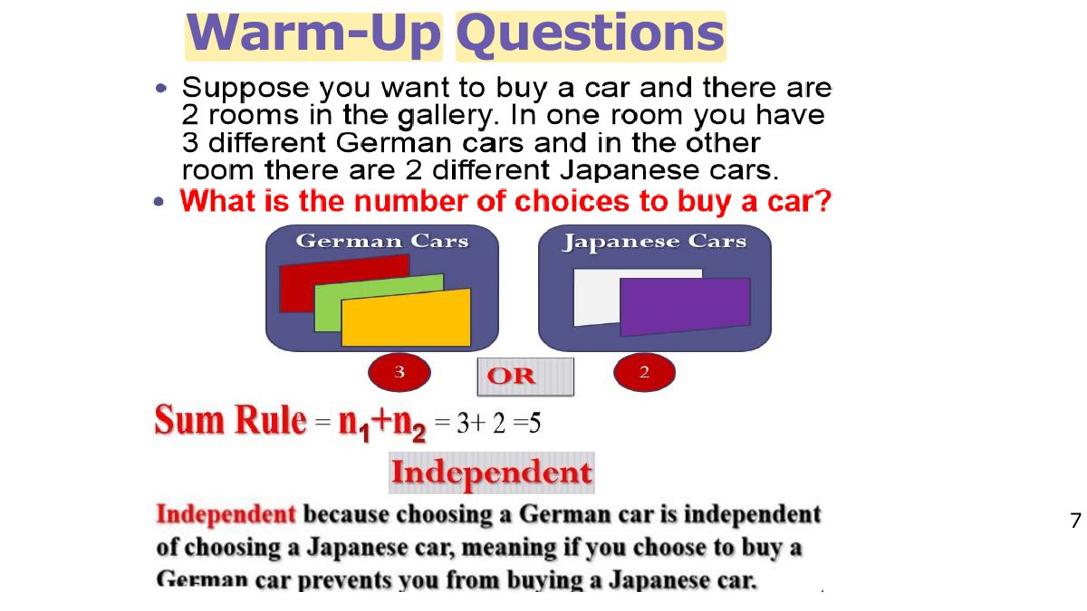 Slide 7: Warm-Up Questions
