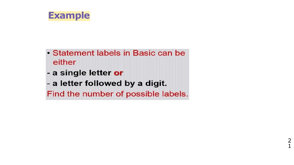 Slide 21: Example