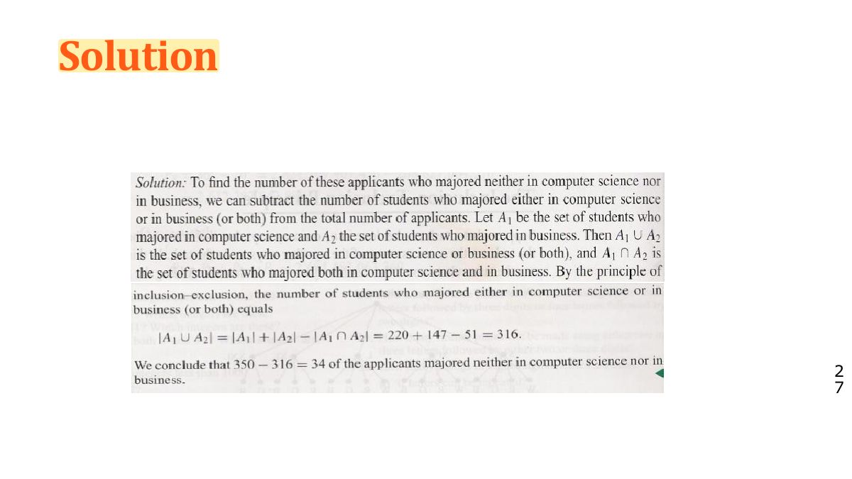 Slide 27: Solution