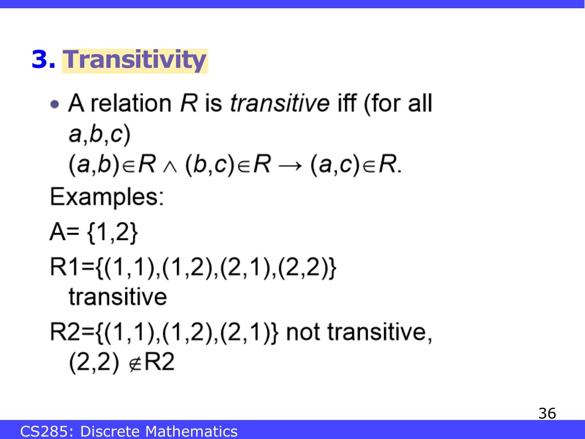Slide 36: 3. Transitivity