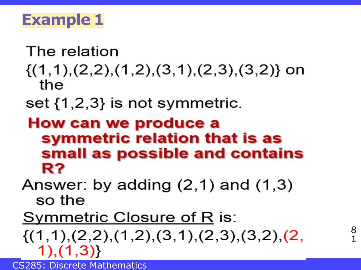 Slide 81: Example 1