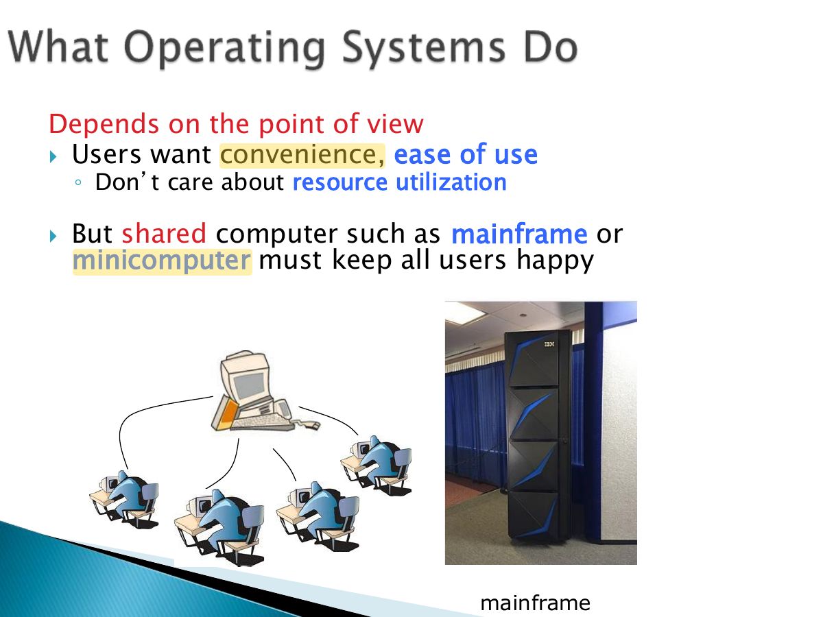 Slide 7: Depends on the point of view Users want convenience, ease of use