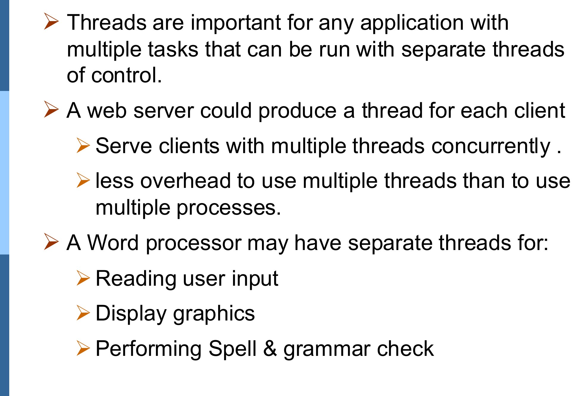 Examples of Using Threads