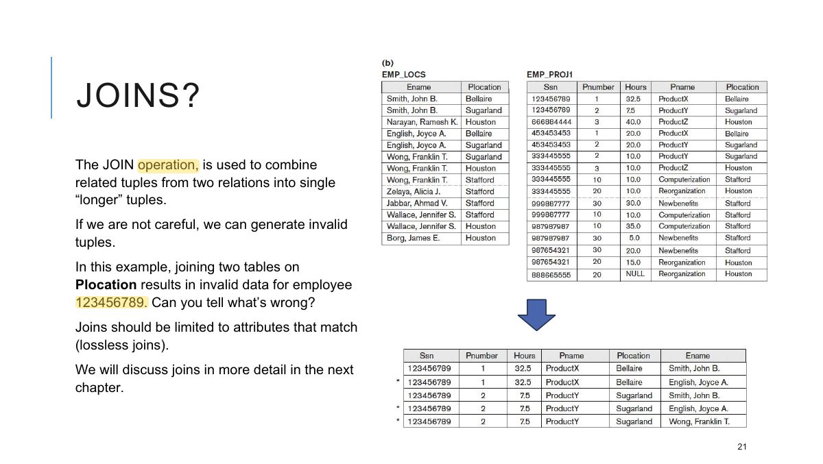 Slide 22: JOINS?
