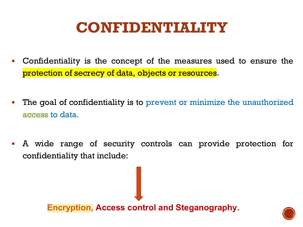 Slide 23: CONFIDENTIALITY