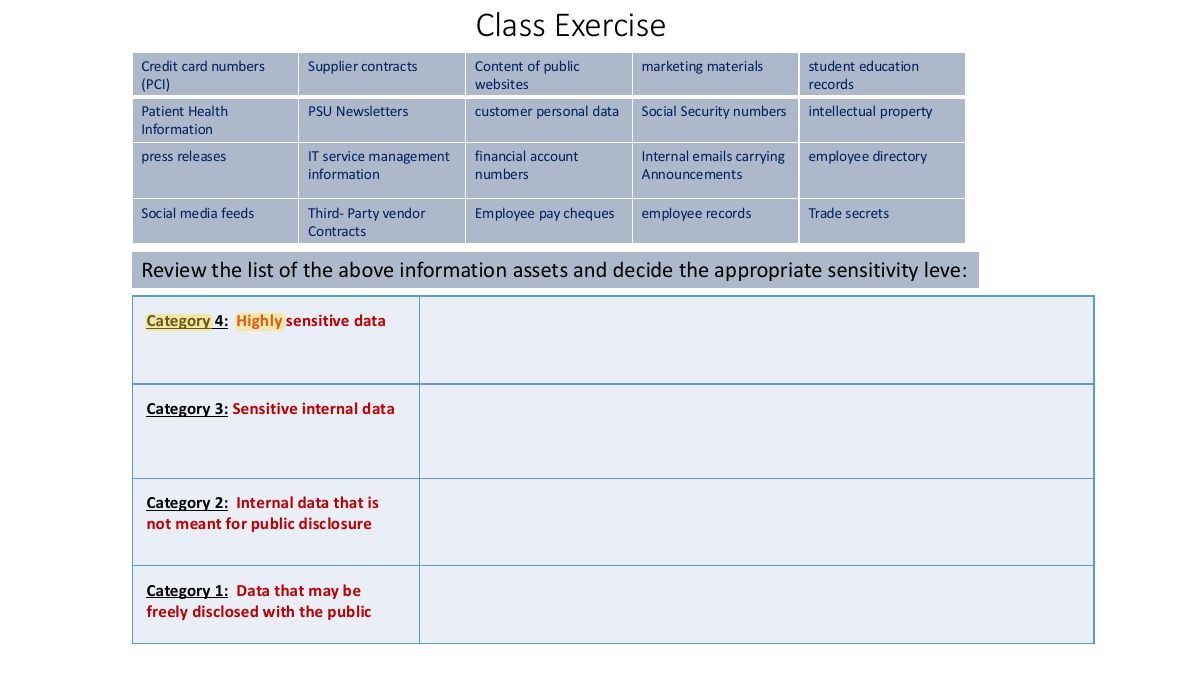Slide 26: Class Exercise