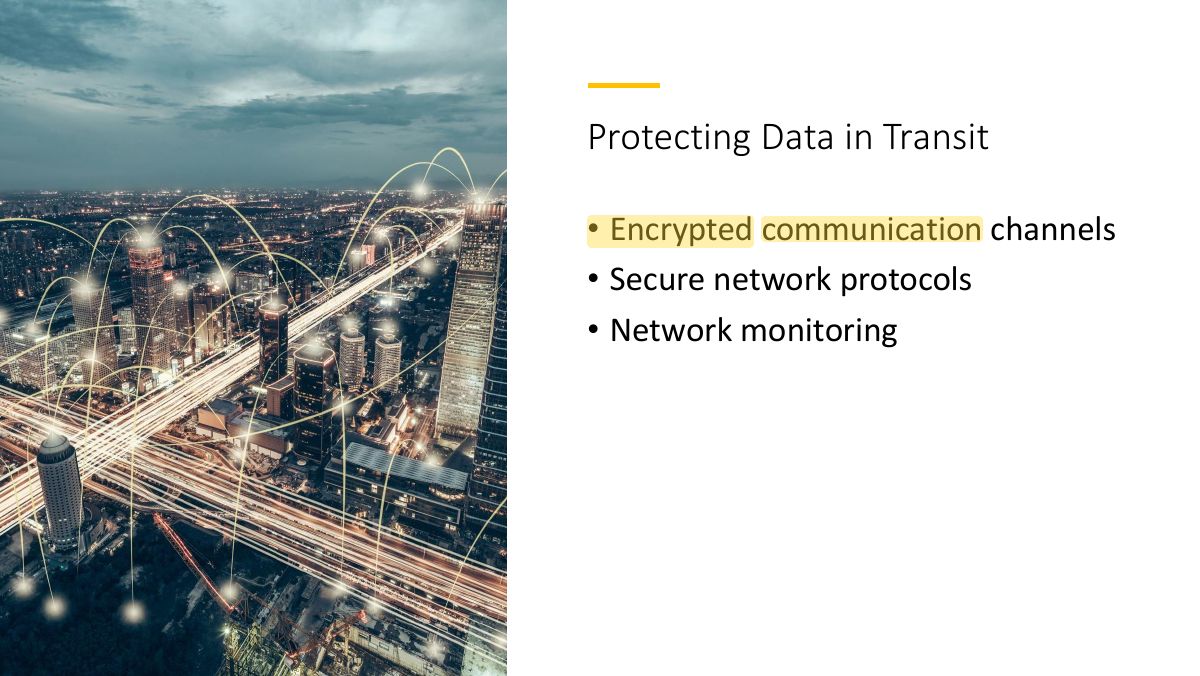 Slide 33: Protecting Data in Transit