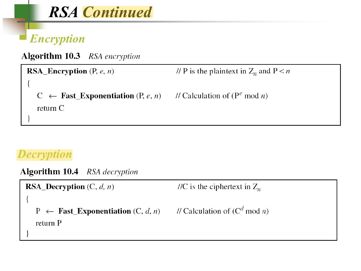 Slide 13: RSA Continued