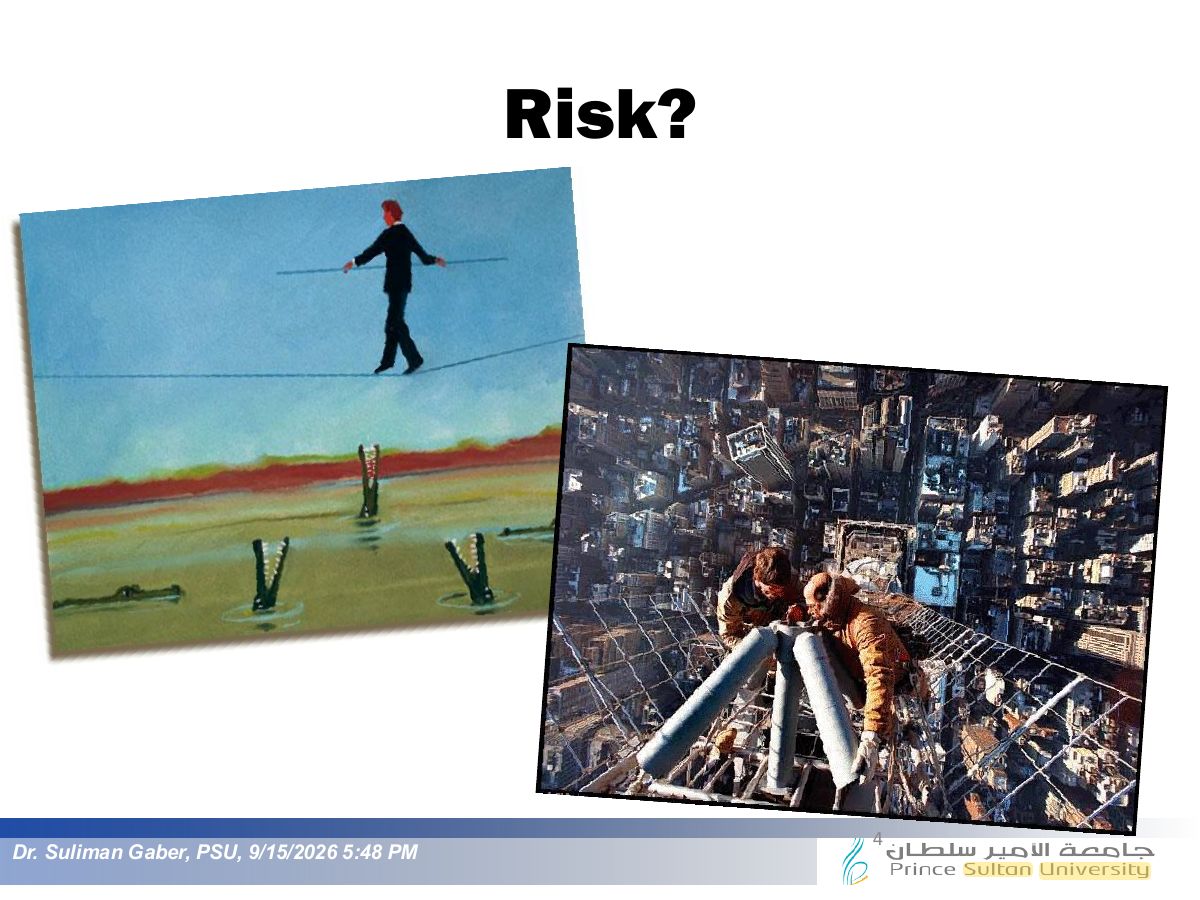 Slide 4: Risk?