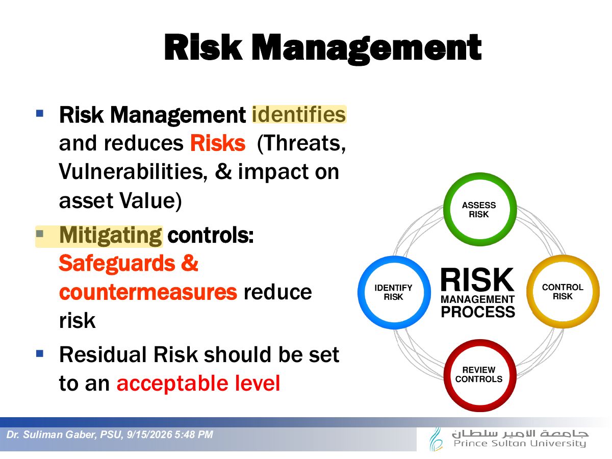 Slide 19: Risk Management