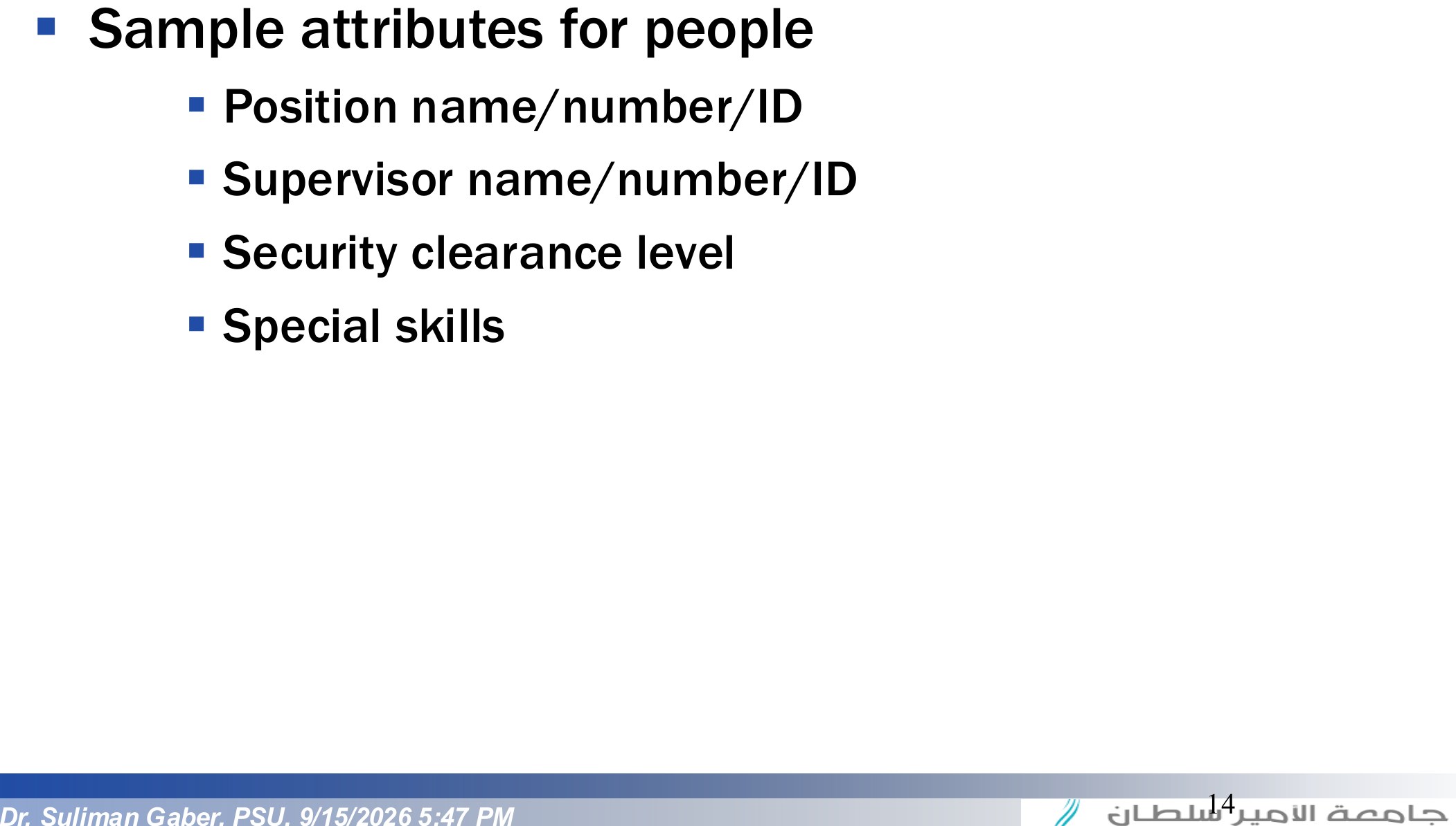 Information Asset Inventory creation (contd.)