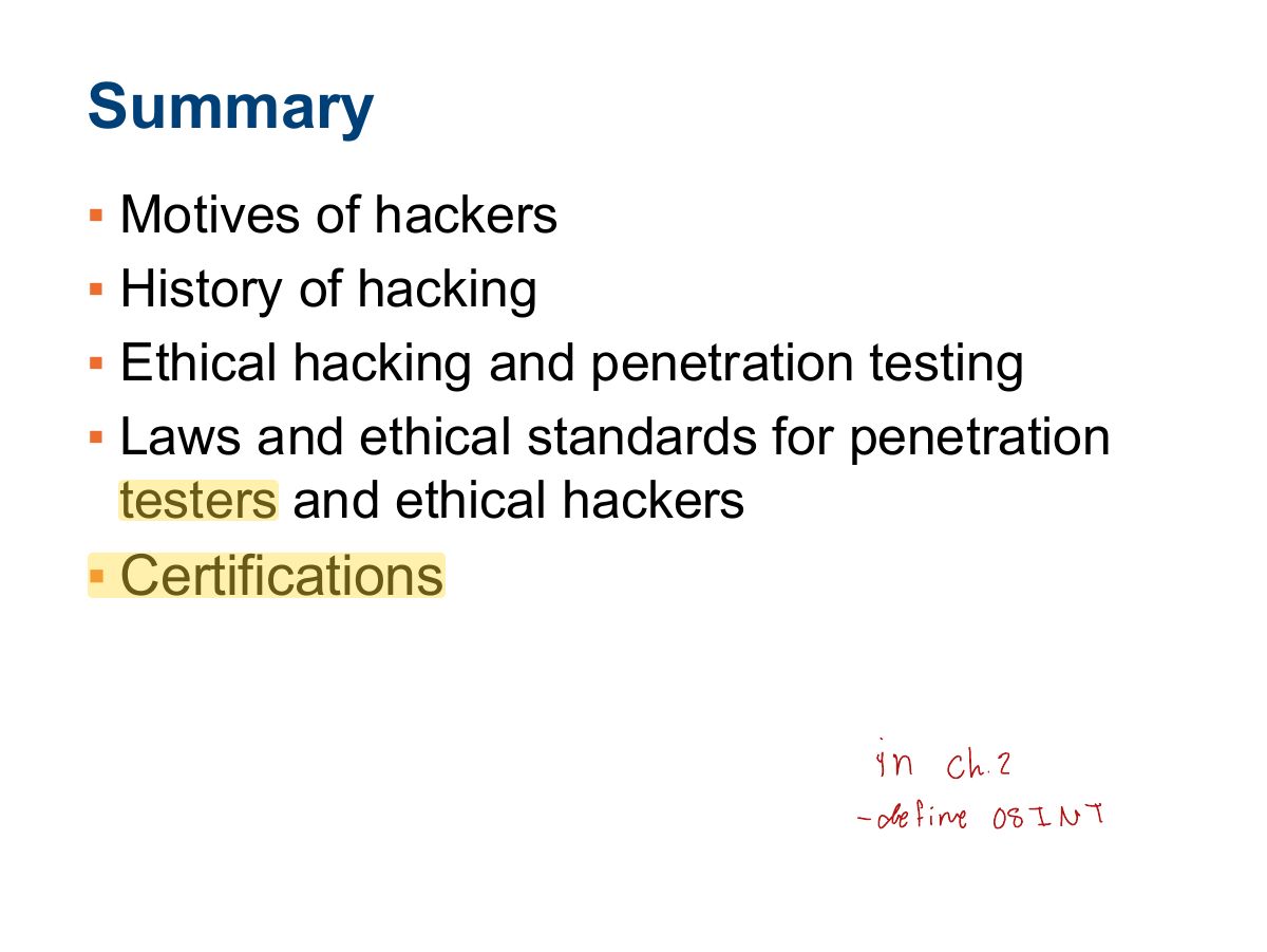 Slide 30: Summary