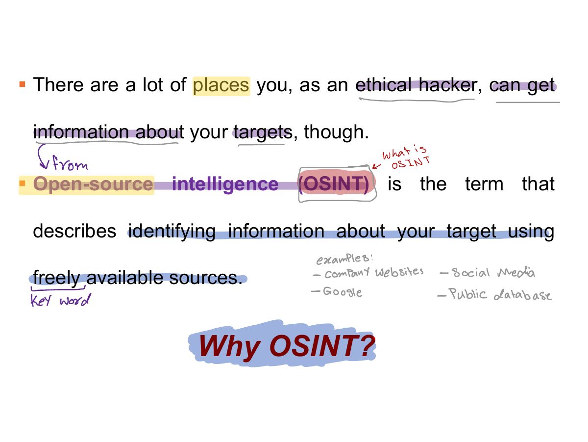 Slide 6: § There are a lot of places you, as an ethical hacker, can get